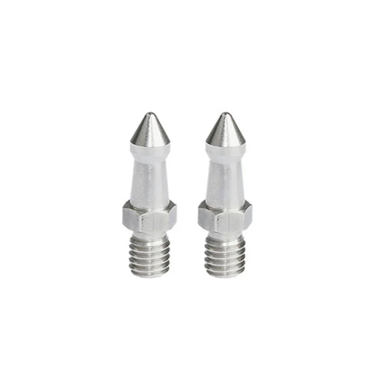 BEXIN LS036 สกรูขาตั้งกล้อง 3/8 นิ้วสแตนเลส 2 ชิ้น สำหรับขาตั้งกล้อง SLR, LS036