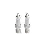 BEXIN LS036 สกรูขาตั้งกล้อง 3/8 นิ้วสแตนเลส 2 ชิ้น สำหรับขาตั้งกล้อง SLR, LS036