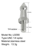 BEXIN LS090 สกรูขาตั้งกล้อง 1/4 นิ้ว สแตนเลส 2 ชิ้น สำหรับขาตั้งกล้อง SLR, LS090