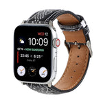 สายหนังพิมพ์ลายสไตล์ชาติพันธุ์หินอ่อน สำหรับ Apple Watch Series 6 & SE &, 5 & 4 ขนาด 44 มม. / 3 & 2 & 1 ขนาด 42 มม., 5 & 4 ขนาด 40 มม. / 3 & 2 & 1 ขนาด 38 มม.
