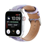 สายหนังพิมพ์ลายสไตล์ชาติพันธุ์หินอ่อน สำหรับ Apple Watch Series 6 & SE &, 5 & 4 ขนาด 44 มม. / 3 & 2 & 1 ขนาด 42 มม., 5 & 4 ขนาด 40 มม. / 3 & 2 & 1 ขนาด 38 มม.