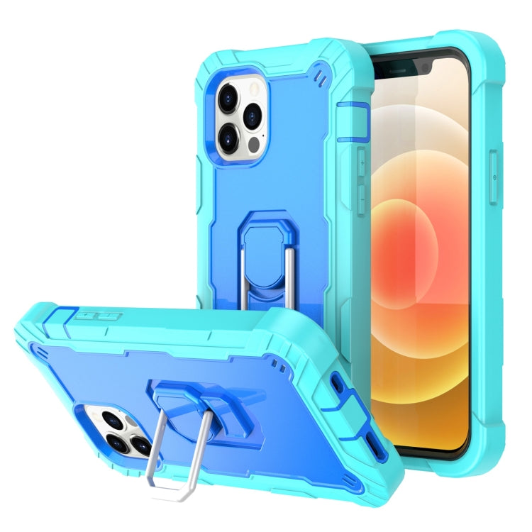 PC + Rubber 3-layers Shockproof Protective Case with Rotating Holder, For iPhone 12 Mini, For iPhone 12 / 12 Pro, For iPhone 12 Pro, For iPhone 12 Pro Max