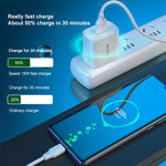 WK WP-U57 Max ที่ชาร์จเร็วสูงสุด 18W QC3.0 + สายข้อมูล USB เป็น 8 Pin, ปลั๊ก US, ปลั๊ก EU