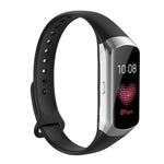 สายรัดข้อมือซิลิโคนปุ่มเล็บเงาสำหรับ Samsung Galaxy Fit SM-R370