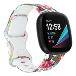 For Fitbit Versa 3 Printing Replacement Strap Watchband, L