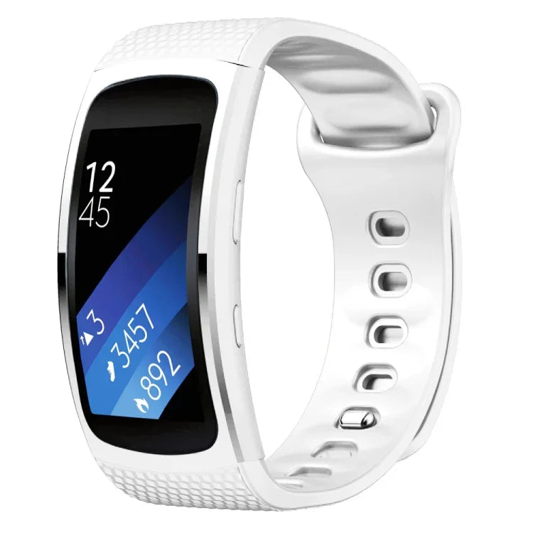 สายรัดข้อมือซิลิโคนสำหรับ Samsung Gear Fit2 Pro, ขนาด S, L