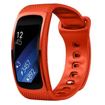สายรัดข้อมือซิลิโคนสำหรับ Samsung Gear Fit2 Pro, ขนาด S, L
