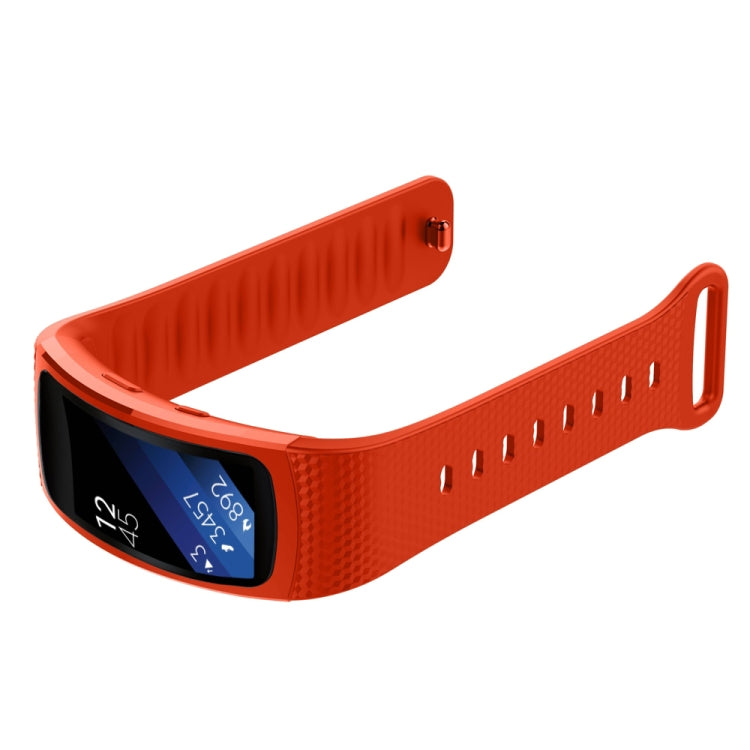 สายรัดข้อมือซิลิโคนสำหรับ Samsung Gear Fit2 Pro, ขนาด S, L