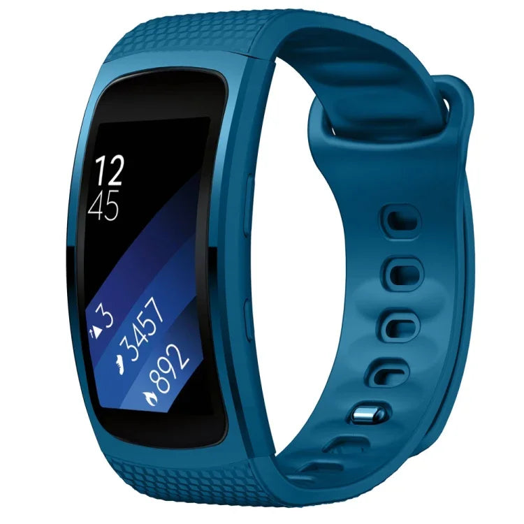 สายรัดข้อมือซิลิโคนสำหรับ Samsung Gear Fit2 Pro, ขนาด S, L