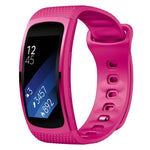 สายรัดข้อมือซิลิโคนสำหรับ Samsung Gear Fit2 Pro, ขนาด S, L