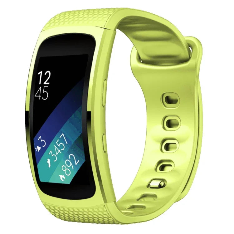สายรัดข้อมือซิลิโคนสำหรับ Samsung Gear Fit2 Pro, ขนาด S, L