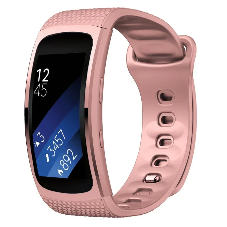 สายรัดข้อมือซิลิโคนสำหรับ Samsung Gear Fit2 Pro, ขนาด S, L