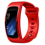 สายรัดข้อมือซิลิโคนสำหรับ Samsung Gear Fit2 Pro, ขนาด S, L
