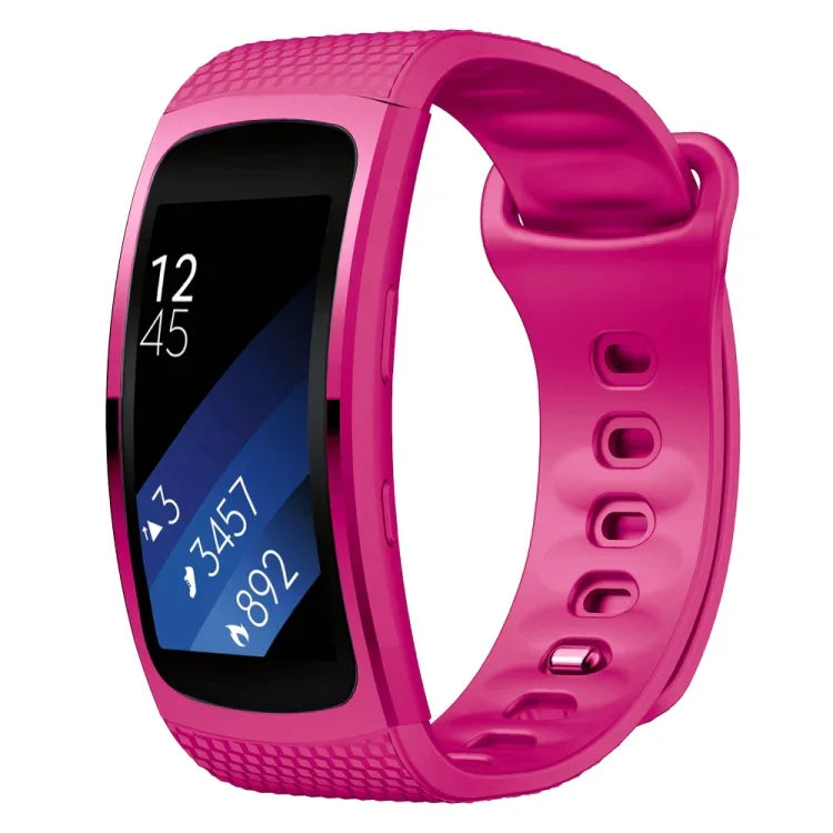 สายรัดข้อมือซิลิโคนสำหรับ Samsung Gear Fit2 Pro, ขนาด S, L