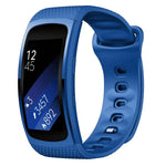 สายรัดข้อมือซิลิโคนสำหรับ Samsung Gear Fit2 Pro, ขนาด S, L
