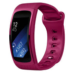 สายรัดข้อมือซิลิโคนสำหรับ Samsung Gear Fit2 Pro, ขนาด S, L