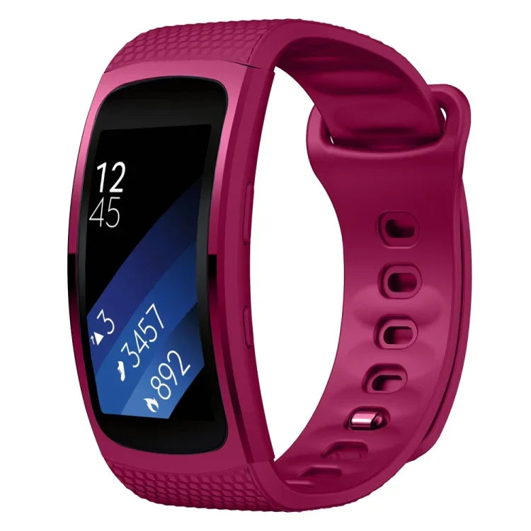 สายรัดข้อมือซิลิโคนสำหรับ Samsung Gear Fit2 Pro, ขนาด S, L
