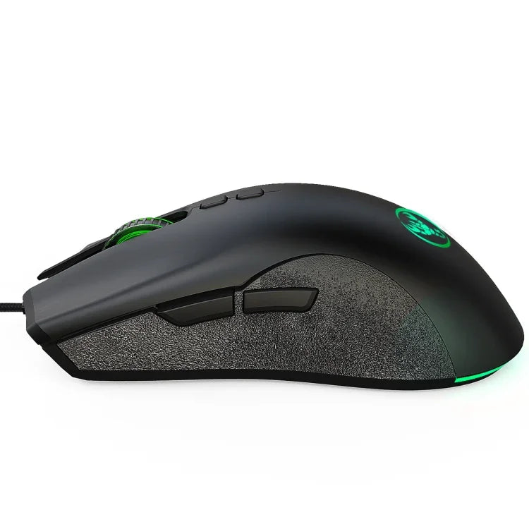 HXSJ A883 เมาส์เกมมิ่งมีสาย 7 ปุ่ม 6400DPI ไฟ RGB แบบกลไก