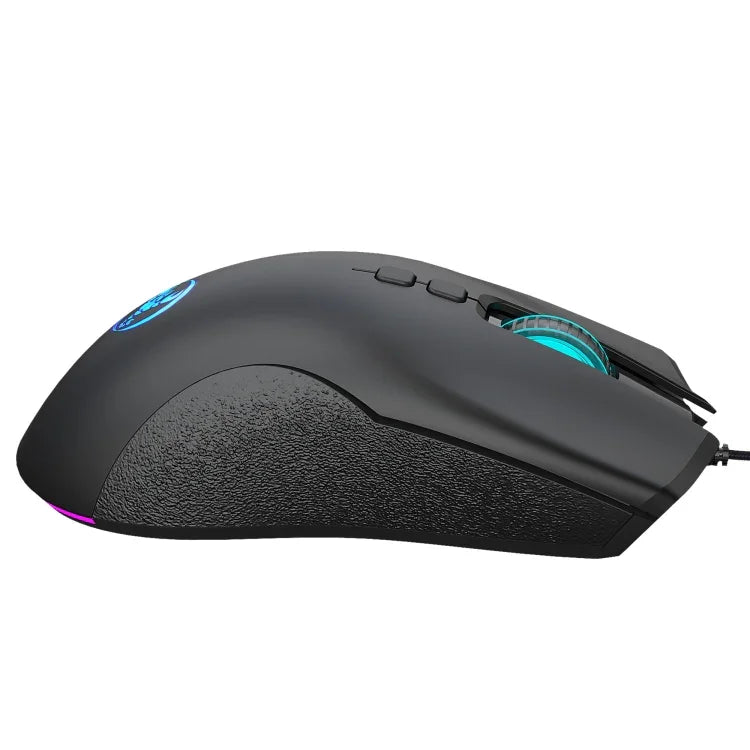 HXSJ A883 เมาส์เกมมิ่งมีสาย 7 ปุ่ม 6400DPI ไฟ RGB แบบกลไก