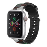 Silicone Replaceable Watch Strap, For Apple Watch Ultra 49mm / Series 8&7 45mm / SE 2&6&SE&5&4 44mm / 3&2&1 42mm, For Apple Watch Series 8&7 41mm / SE 2&6&SE&5&4 40mm / 3&2&1 38mm, For Apple Watch Series 7 45mm / 6 & SE & 5 & 4 44mm / 3 & 2 & 1 42mm   ...