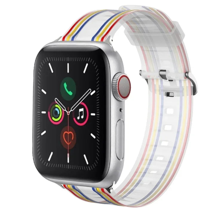 Silicone Replaceable Watch Strap, For Apple Watch Ultra 49mm / Series 8&7 45mm / SE 2&6&SE&5&4 44mm / 3&2&1 42mm, For Apple Watch Series 8&7 41mm / SE 2&6&SE&5&4 40mm / 3&2&1 38mm, For Apple Watch Series 7 45mm / 6 & SE & 5 & 4 44mm / 3 & 2 & 1 42mm   ...