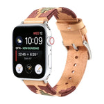 สายหนังทอสีตัดกัน สำหรับ Apple Watch Ultra 49 มม. / Series 8&7 ขนาด 45 มม. / SE 2&6&SE&5&4 ขนาด 44 มม. / 3&2&1 ขนาด 42 มม., สำหรับ Apple Watch Series 8&7 ขนาด 41 มม. / SE 2&6&SE&5&4 ขนาด 40 มม. / 3&2&1 ขนาด 38 มม.