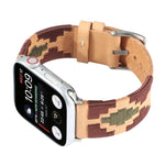 สายหนังทอสีตัดกัน สำหรับ Apple Watch Ultra 49 มม. / Series 8&7 ขนาด 45 มม. / SE 2&6&SE&5&4 ขนาด 44 มม. / 3&2&1 ขนาด 42 มม., สำหรับ Apple Watch Series 8&7 ขนาด 41 มม. / SE 2&6&SE&5&4 ขนาด 40 มม. / 3&2&1 ขนาด 38 มม.