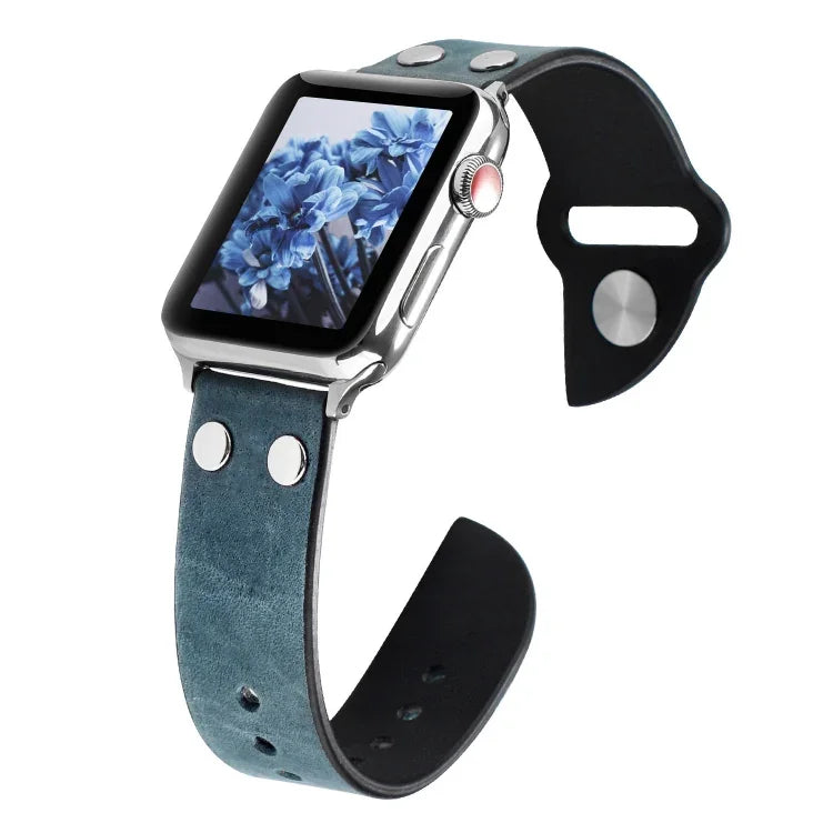 สายหนังมีด สำหรับ Apple Watch Ultra 49 มม. / Series 8&7 ขนาด 45 มม. / SE 2&6&SE&5&4 ขนาด 44 มม. / 3&2&1 ขนาด 42 มม., สำหรับ Apple Watch Series 8&7 ขนาด 41 มม. / SE 2&6&SE&5&4 ขนาด 40 มม. / 3&2&1 ขนาด 38 มม.