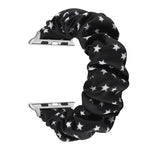 Fabric Hair Ring Replacement Strap Watchband For, Apple Watch Series 8&7 45mm / SE 2&6&SE&5&4 44mm / 3&2&1 42mm, Apple Watch Series 8&7 41mm / SE 2&6&SE&5&4 40mm / 3&2&1 38mm