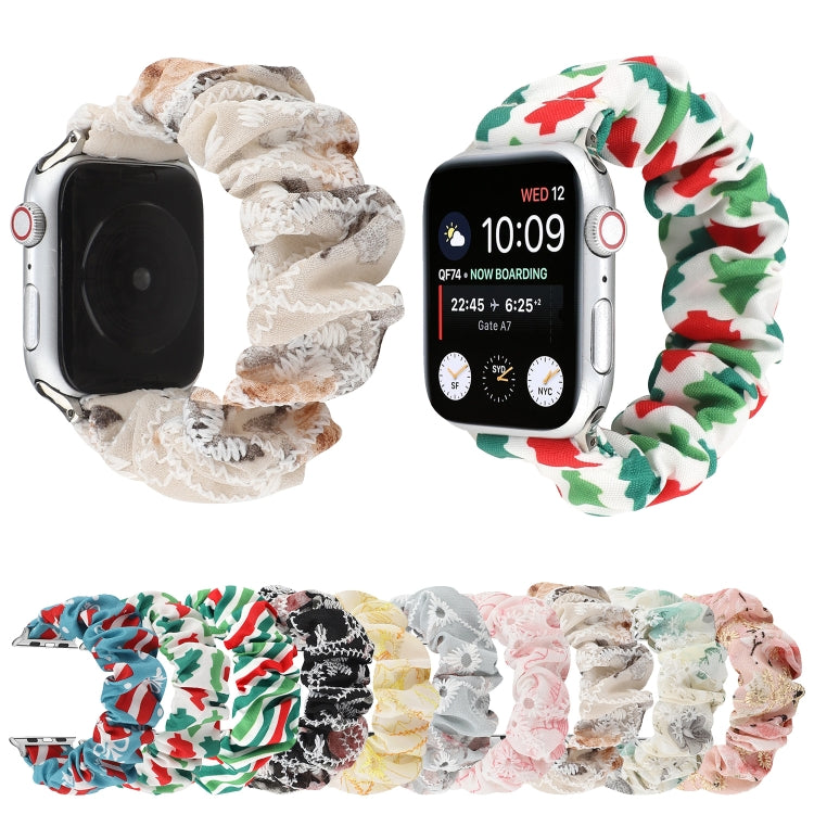 สายรัดนาฬิกาผ้าสำหรับเปลี่ยนแหวนผม, สำหรับ Apple Watch Ultra 49mm / Series 8&7 45mm / SE 2&6&SE&5&4 44mm / 3&2&1 42mm, สำหรับ Apple Watch Series 8&7 41mm / SE 2&6&SE&5&4 40mm / 3&2&1 38mm