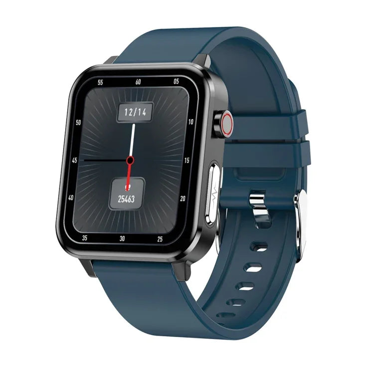 นาฬิกาอัจฉริยะหน้าจอสี TFT 1.7 นิ้ว รุ่น E86 กันน้ำมาตรฐาน IP68 รองรับการตรวจวัดออกซิเจนในเลือด / ตรวจวัดอุณหภูมิร่างกาย / วินิจฉัยทางการแพทย์ด้วย AI สาย TPU, สาย TPU(สีน้ำเงิน), สาย TPU(สีดำ), สาย TPU(สีแดง)