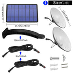 ไฟโซลาร์เซลล์ 2 in 1 สำหรับภูมิทัศน์ ลานบ้าน ทางเดิน โคมไฟระย้าเรโทร 32-LED, แสงขาว, แสงวอร์ม