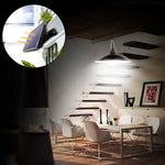 ไฟโซลาร์เซลล์ 2 in 1 สำหรับภูมิทัศน์ ลานบ้าน ทางเดิน โคมไฟระย้าเรโทร 32-LED, แสงขาว, แสงวอร์ม
