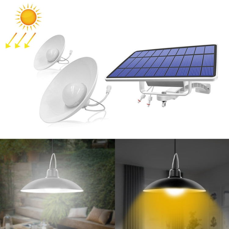 ไฟโซลาร์เซลล์ 2 in 1 สำหรับภูมิทัศน์ ลานบ้าน ทางเดิน โคมไฟระย้าเรโทร 32-LED, แสงขาว, แสงวอร์ม
