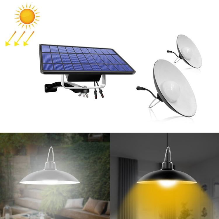 ไฟโซลาร์เซลล์ 2 in 1 สำหรับภูมิทัศน์ ลานบ้าน ทางเดิน โคมไฟระย้าเรโทร 32-LED, แสงขาว, แสงวอร์ม