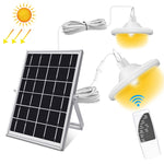 ไฟโซลาร์เซลล์อัจฉริยะ 2 in 1 112LED สำหรับในร่มและกลางแจ้ง สวน โรงรถ โคมไฟ LED แสงขาว 2 in 1 แสงวอร์ม 2 in 1