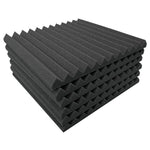 แผ่นซับเสียงแบบร่องสามเหลี่ยมสำหรับห้องบันทึกเสียงกลอง ขนาด 30x30x2.5cm สำลีซับเสียง 6 ชิ้น, 10 ชิ้น, 12 ชิ้น, 20 ชิ้น, 24 ชิ้น