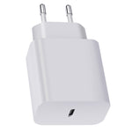 XY PD 25W ที่ชาร์จเดินทางพอร์ตเดียว USB-C / Type-C สำหรับอุปกรณ์ Samsung ชาร์จเร็ว ปลั๊ก EU