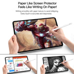 ฟิล์มกันรอยหน้าจอแบบผิวกระดาษด้าน สำหรับ iPad Air (2019) / Pro 10.5 (2017) (1 ชิ้น), สำหรับ iPad mini 3 / 2 / 1 (1 ชิ้น), สำหรับ iPad mini 5 / 4 (1 ชิ้น), สำหรับ iPad Pro 12.9 นิ้ว (2015) (1 ชิ้น), สำหรับ iPad Pro 12.9 นิ้ว 2021 / 2020 (1 ชิ้น)
