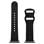 สายหนังรูคู่ สำหรับ Apple Watch Series 6 & SE &, 5 & 4 ขนาด 44 มม. / 3 & 2 & 1 ขนาด 42 มม., 5 & 4 ขนาด 40 มม. / 3 & 2 & 1 ขนาด 38 มม.