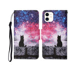 Painted Pattern Horizontal Flip Leathe Case, For iPhone 11, For iPhone 11 Pro, For iPhone 11 Pro Max