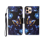 Painted Pattern Horizontal Flip Leathe Case, For iPhone 11, For iPhone 11 Pro, For iPhone 11 Pro Max