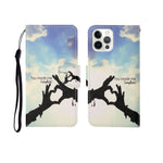 Painted Pattern Horizontal Flip Leathe Case, For iPhone 12 mini, For iPhone 12/12 Pro, For iPhone 12 Pro Max