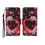 Painted Pattern Horizontal Flip Leathe Case, For iPhone SE (2020)/ 7 /8, For iPhone X, For iPhone XR