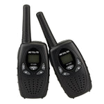 ชุดคู่ RETEVIS RT628 วิทยุสื่อสารเด็กแบบมือถือ กำลัง 0.5W ความถี่ US 462.550-467.7125MHz 22 ช่อง, RT628 (สีดำ), RT628 (สีขาว), RT628 (สีแดง)