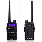 RETEVIS RT-5R วิทยุสื่อสารมือถือ USB สองช่วงความถี่ 400-520MHz + 136-174MHz 128 ช่อง, USB, ปลั๊ก EU, ปลั๊ก UK