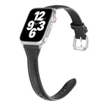 สายรัดนาฬิกาหนังแบบบางรูปตัวทีอเนกประสงค์ สำหรับ Apple Watch Series 7 ขนาด 45 มม. / 6 & SE & 5 & 4 ขนาด 44 มม. / 3 & 2 & 1 ขนาด 42 มม., สำหรับ Apple Watch Series 7 ขนาด 41 มม. / 6 & SE & 5 & 4 ขนาด 40 มม. / 3 & 2 & 1 ขนาด 38 มม.