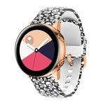 สายรัดนาฬิกาซิลิโคนสำหรับพิมพ์ทดแทน สำหรับ Samsung Galaxy Watch 42 มม. สำหรับ Samsung Galaxy Watch 46 มม.