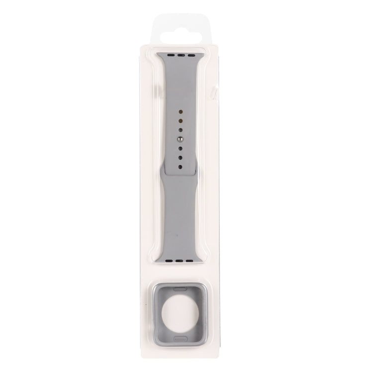 สายซิลิโคนและเคสกันนาฬิกาแบบชุดเปลี่ยน สำหรับ Apple Watch Series 9 / 8 / 7 ขนาด 41mm และ 45mm