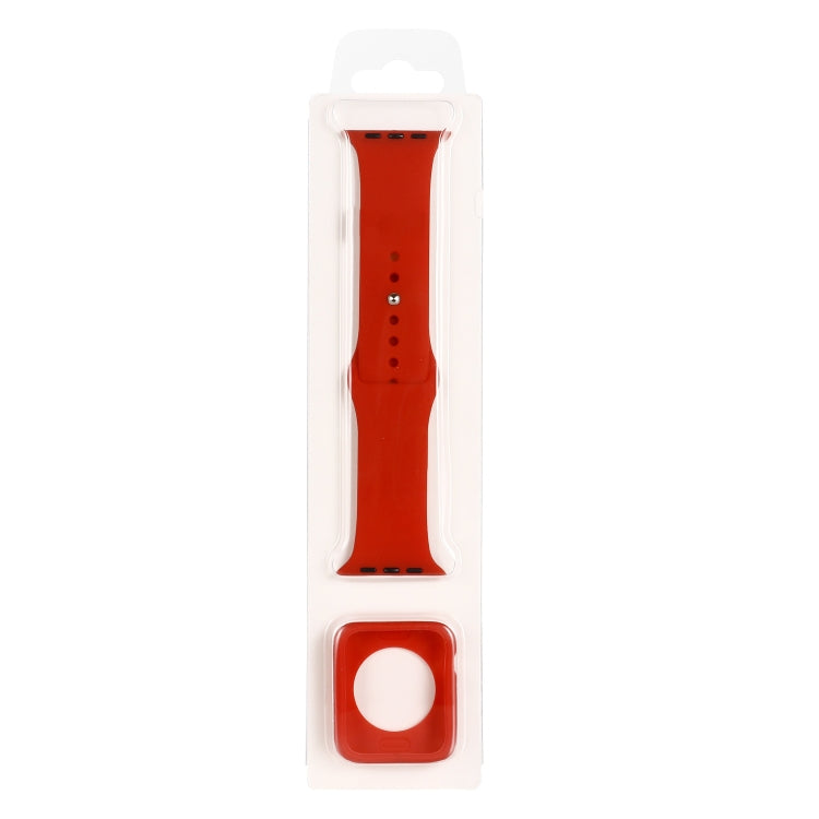 สายซิลิโคนและเคสกันนาฬิกาแบบชุดเปลี่ยน สำหรับ Apple Watch Series 9 / 8 / 7 ขนาด 41mm และ 45mm